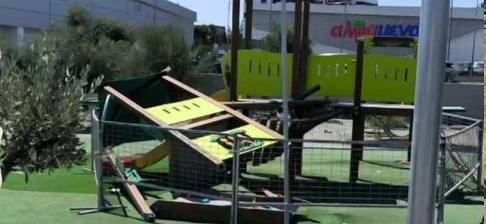 Парк Димитриса Христофиаса в Лакатамии вновь пострадал от вандалов после недавнего ремонта