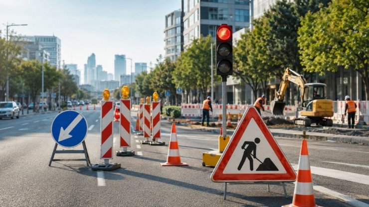 Дорожные работы в Лимасоле с 6 по 10 августа вызовут временные ограничения движения