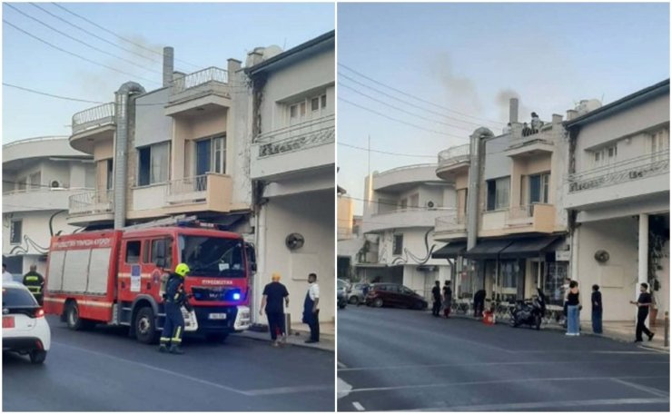 Пожар в ресторане на улице Gladstonos в Лимасоле повредил вытяжную трубу без пострадавших
