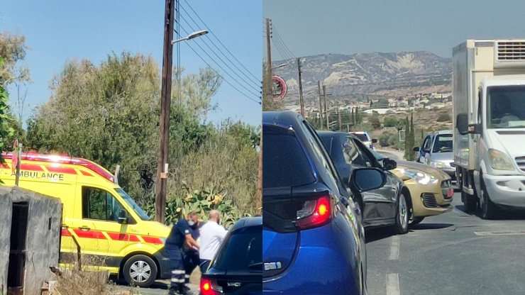 Серьезная авария на дороге Пафос-Эмба-Тала вновь парализовала движение и ранила женщину