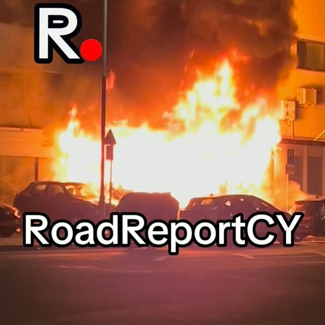 Пожар в пункте проката автомобилей в порту Ларнаки утром 28 сентября тушили три машины