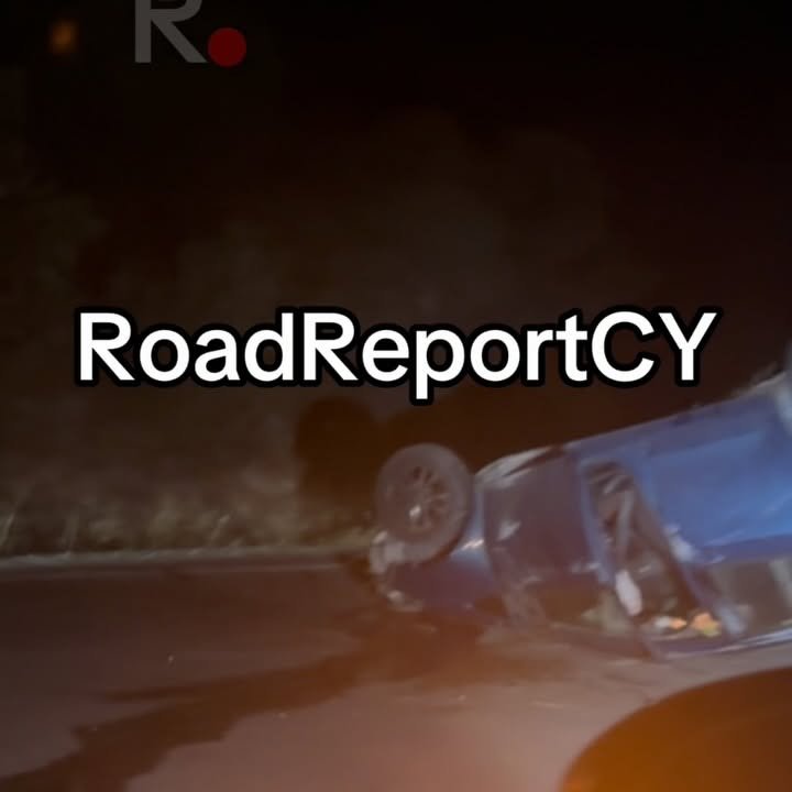 В Лимасоле перевернулся автомобиль на дороге Лимасол-Аласса, движение затруднено