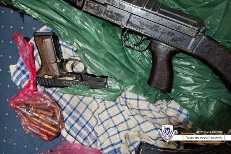 Полиция Ларнаки задержала 38-летнего Хараламбоса Антониу по делу об оружии и взрывчатке