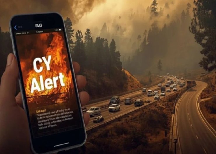 Сбой системы CyAlert помешал своевременному оповещению жителей Ларнаки о пожаре